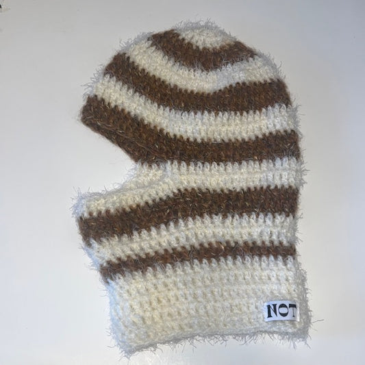 BROWN STRIPE BALACLAVA