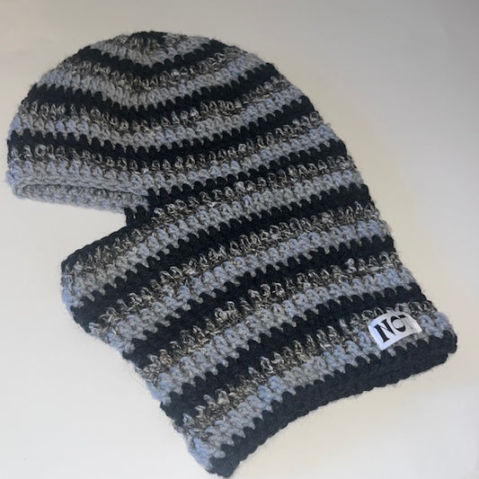 GREY STRIPE BALACLAVA